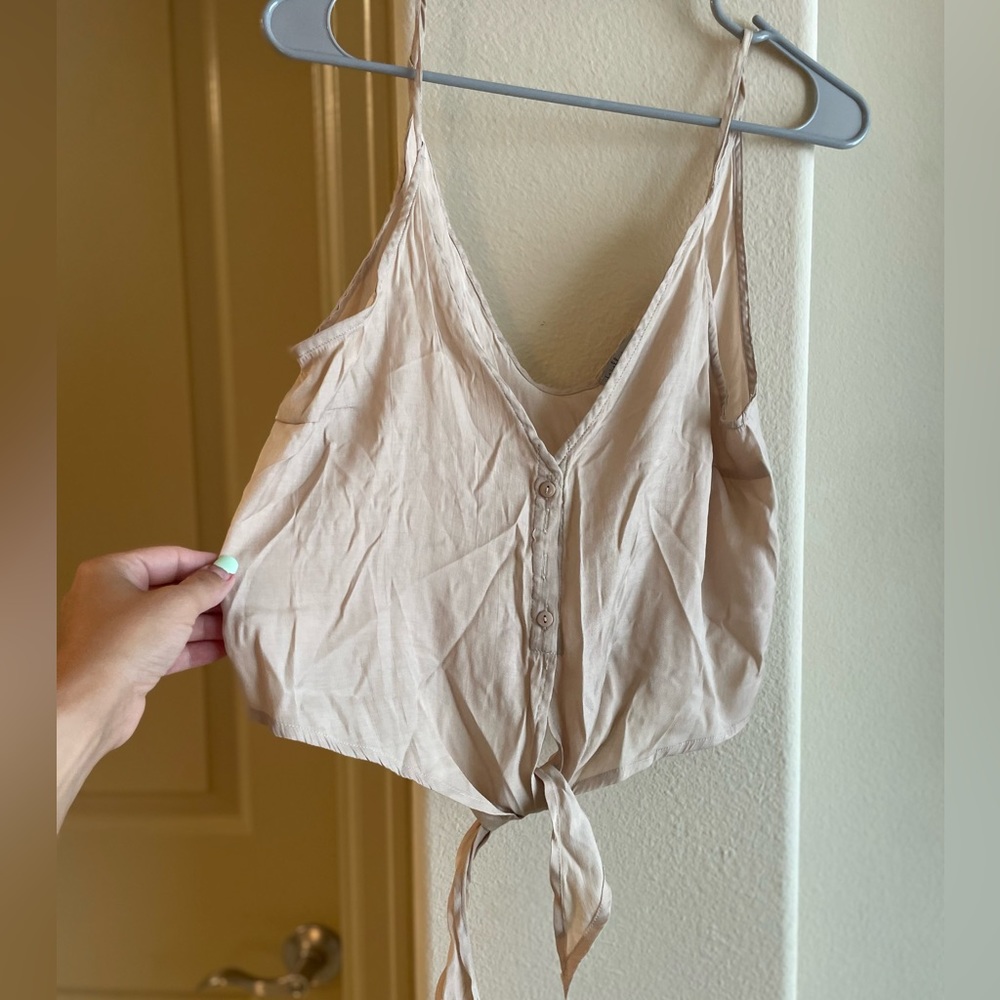 Wishlist light camisole with tie front